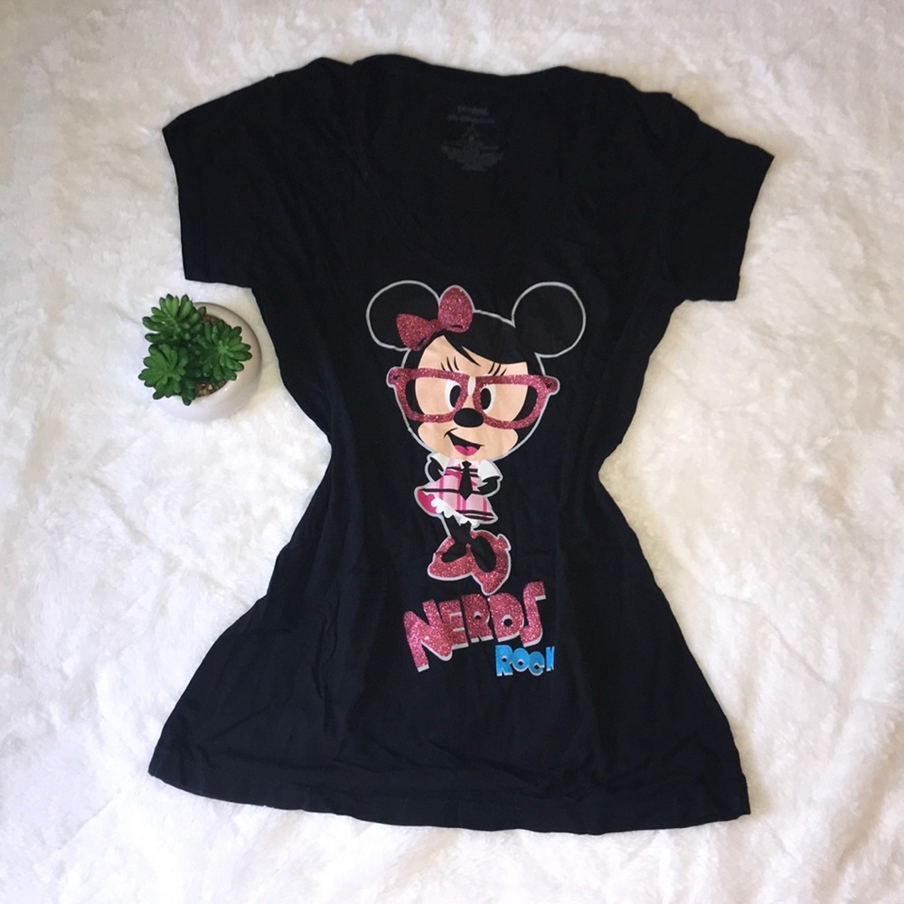 “Nerds Rock” Minnie Mouse tee